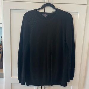 Hayes Black Pointelle Sweater